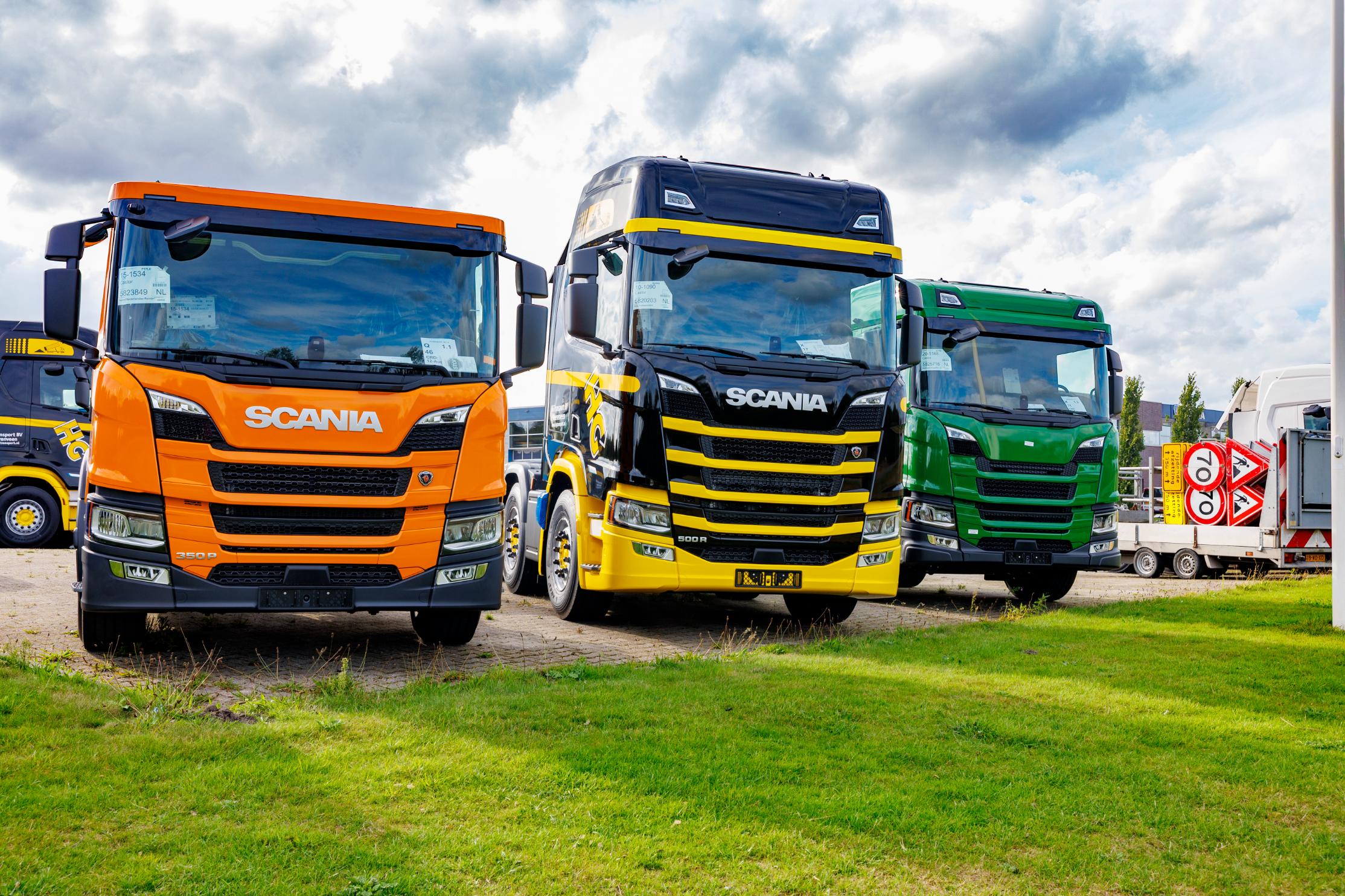 Nieuwe Scania trucks