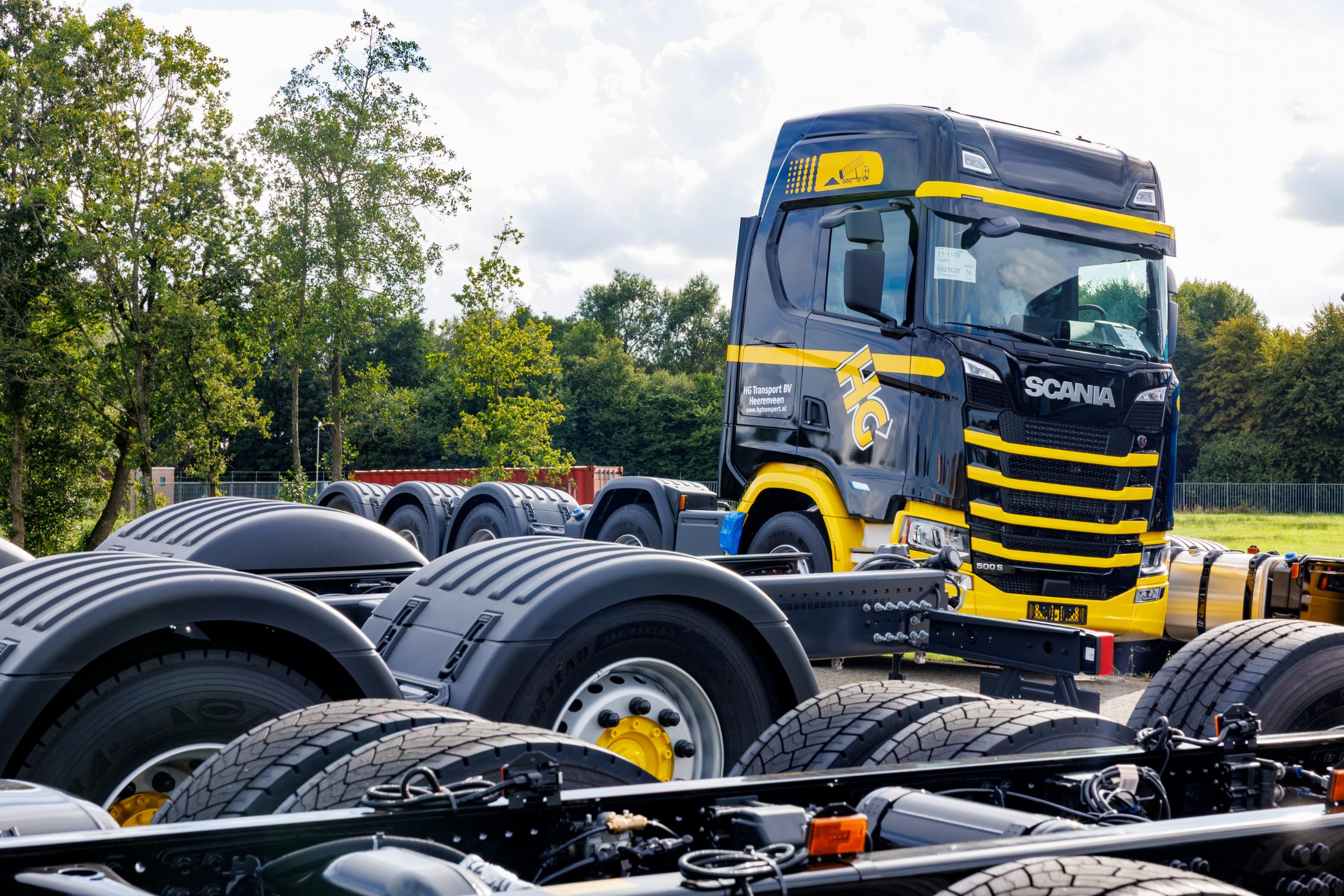 Scania truck voor HG Transport BV
